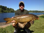 Rick Greenier with a 13.10 lb common from Session 1 of the Fall '12 season of the Wild Carp Club of Central NY.