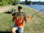 Pat Anderson with a 17.0 lb common from Session 1.