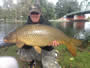 Jason Bernhardt with a 21.5 lb common from Session 2.