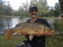 Pat Anderson with a 23.5 lb common caught during Session 2 in Liverpool, NY.