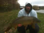 Tom Chairvolotti with an 18.4 lb common from Session 6 of the Wild Carp Club of Central NY.