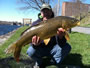 Bill Markle with a 19.13 lb common from session 1 in Fulton, NY.