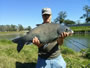 Justin Mary with a 22 lb smallmouth buffalo caught during session 2 of the WIld Carp Club of Houston, TX