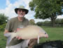 Brian Sherwood with an 18+ lb smallmouth buffalo caught during Session 2 of the Wild Carp Club of Houston.