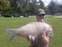 Nick James with a 12.4 lb smallmouth buffalo caught during Session 2 of the Wild Carp Club of Houston.