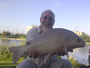 Brian Sherwod with another of his 5 smallmouth buffalo caught during Session 2 of the Wild Carp Club of Houston in Sugarland, TX.