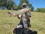 Nick James with a grass carp caught during Session 3 of the Wild Carp Club of Houston.