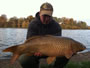 Jason Bernhardt with a 16.14 lb common caught during session 6 of the Wild Carp Club of Central NY.