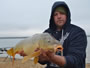 Jon Eisen with a common carp caught during Session 1 of the 2013 season of the Wild Carp Club of North Texas.