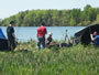 Vali Pavaloaia with a 30.5 lb common caught shortly before the official start of session 1.