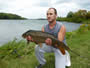 Mihai Suciu with an 11.0 lb common caught during Session 4.