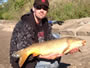 2-Club Director Brian Brown with a nice common caught from Charles Daley Park the following day after session 1