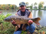 Bill Markle caught the tournament's first mirror carp (15.3 lb).