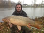 Norbert Samok (peg 2) with a 30 lb, 8 oz common caught during day 2 of the '12 Wild Carp Fall Qualifier in Baldwinsville, NY.