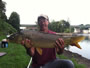 Bill Markle with a 19 lb, 6 oz common caught during the August 13 Shootout in Fulton, NY