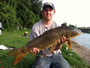 Josh Carnright with a nice catch during the August 13 Shootout in Fulton, NY