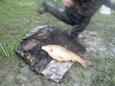 Jake's 32-pound, 2-ounce carp