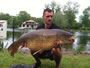 Ivan Petrov with a 32.4 lb common caught during the 2012 Wild Carp Classic in Baldwinsville, NY, USA