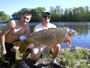 Kent Appleby (peg 20) with a 30.3 lb common caught during the '12 Wild Carp Classic.